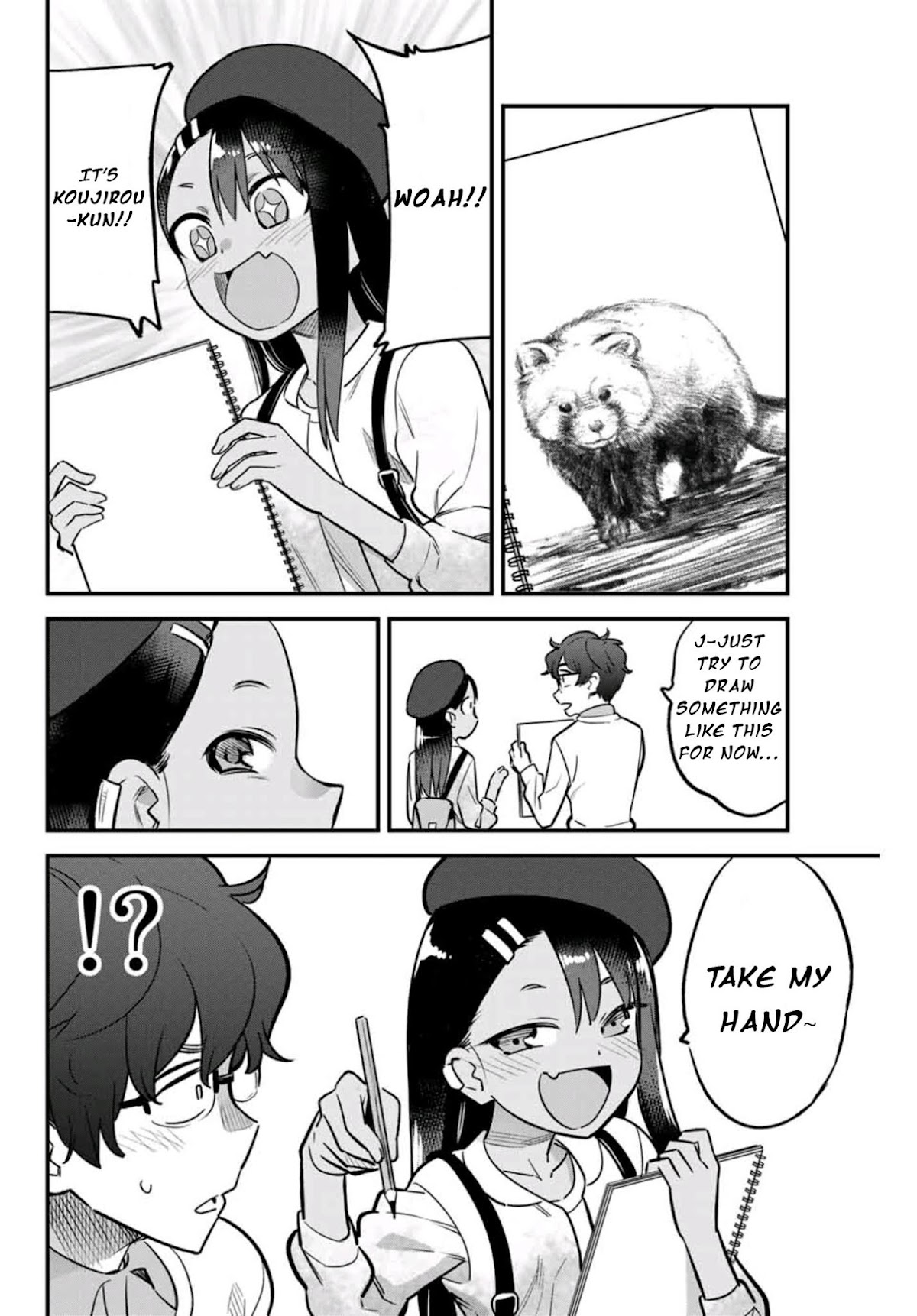 Please don't bully me, Nagatoro Chapter 51 page 7 - Chapter 51: Give Me A Hand and Teach Me Everything, Senpai