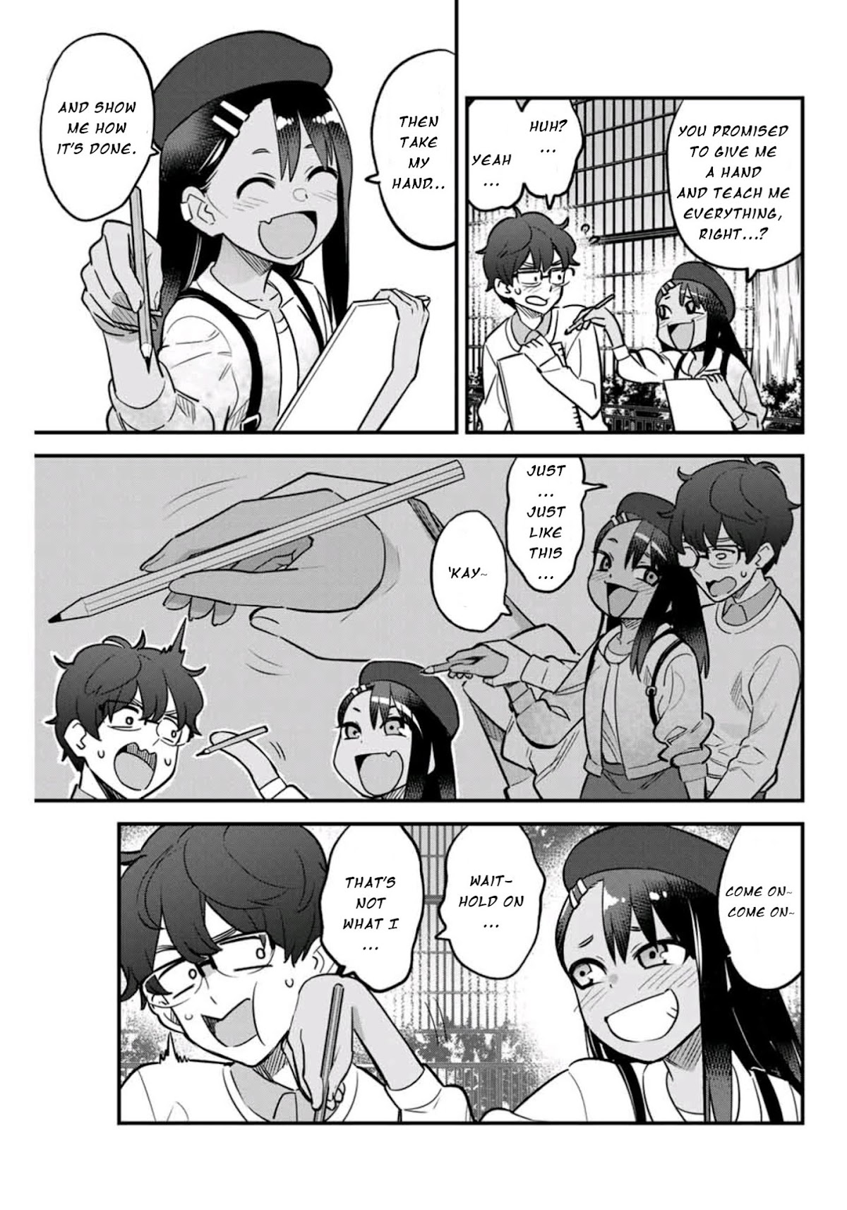 Please don't bully me, Nagatoro Chapter 51 page 8 - Chapter 51: Give Me A Hand and Teach Me Everything, Senpai
