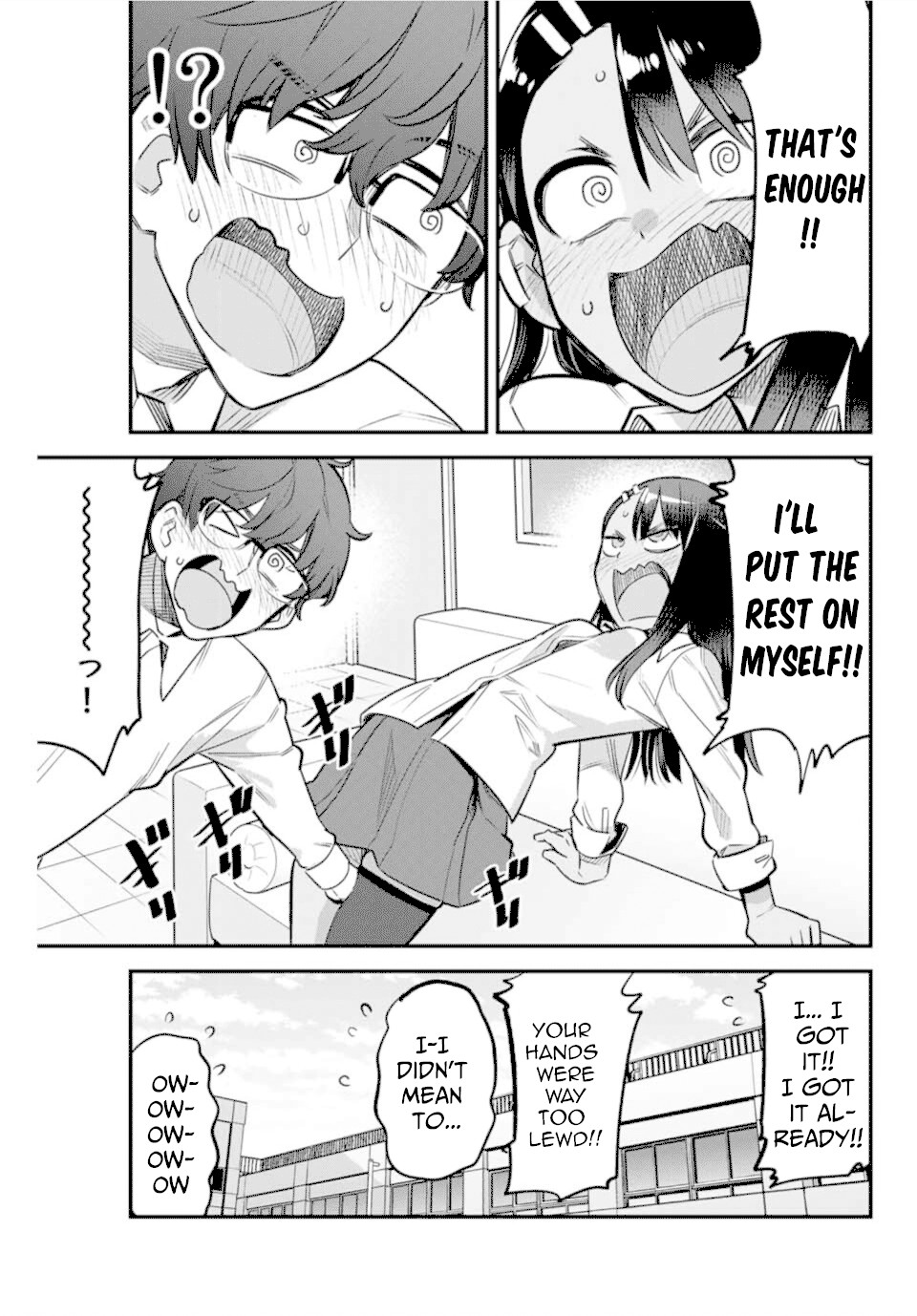 Please don't bully me, Nagatoro Chapter 53 page 17 - Chapter 53: Senpai, hurry up and put it on me~♡