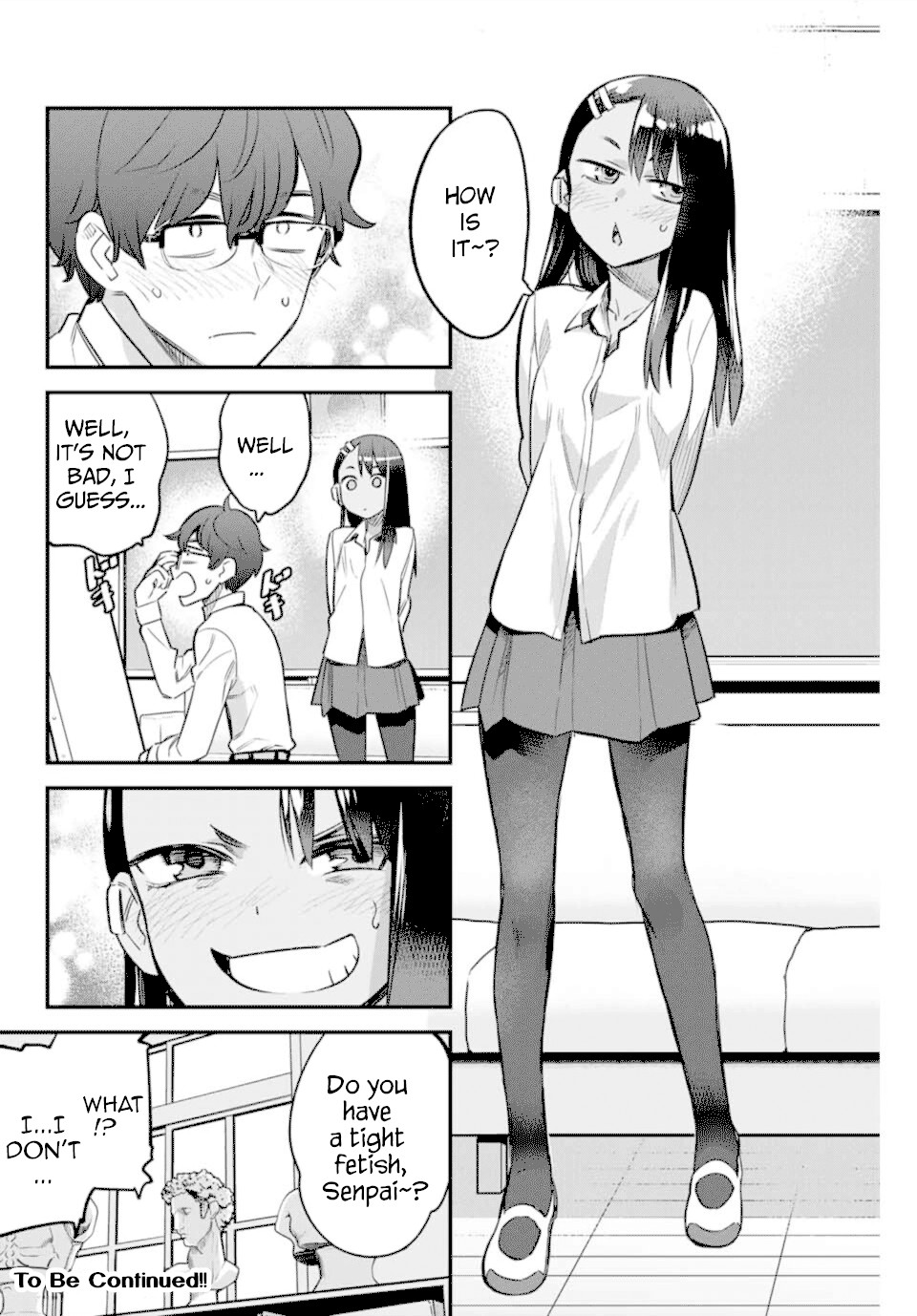 Please don't bully me, Nagatoro Chapter 53 page 18 - Chapter 53: Senpai, hurry up and put it on me~♡