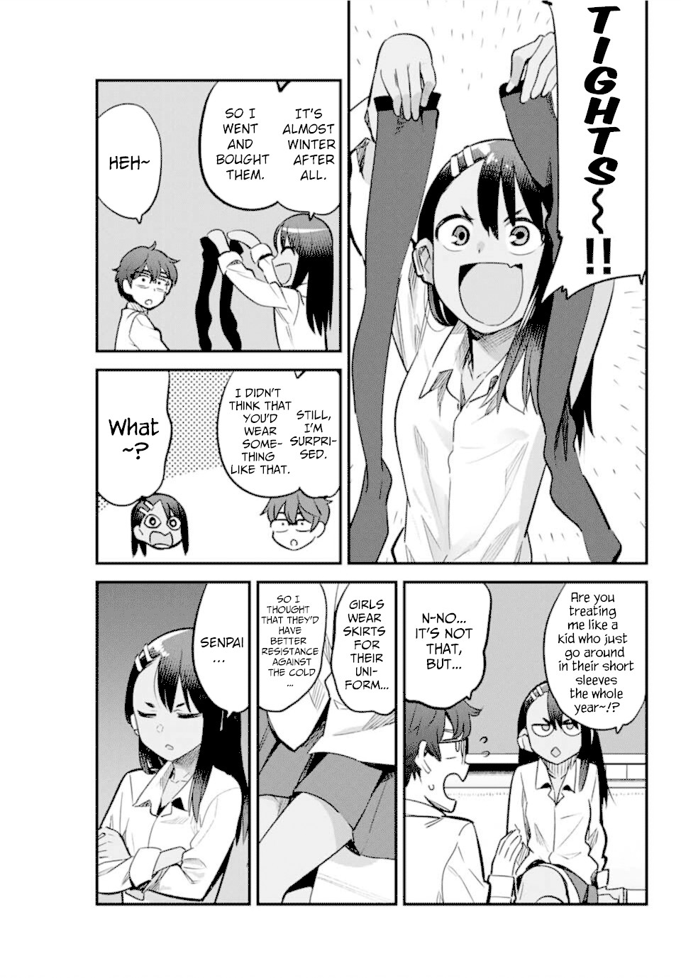 Please don't bully me, Nagatoro Chapter 53 page 3 - Chapter 53: Senpai, hurry up and put it on me~♡