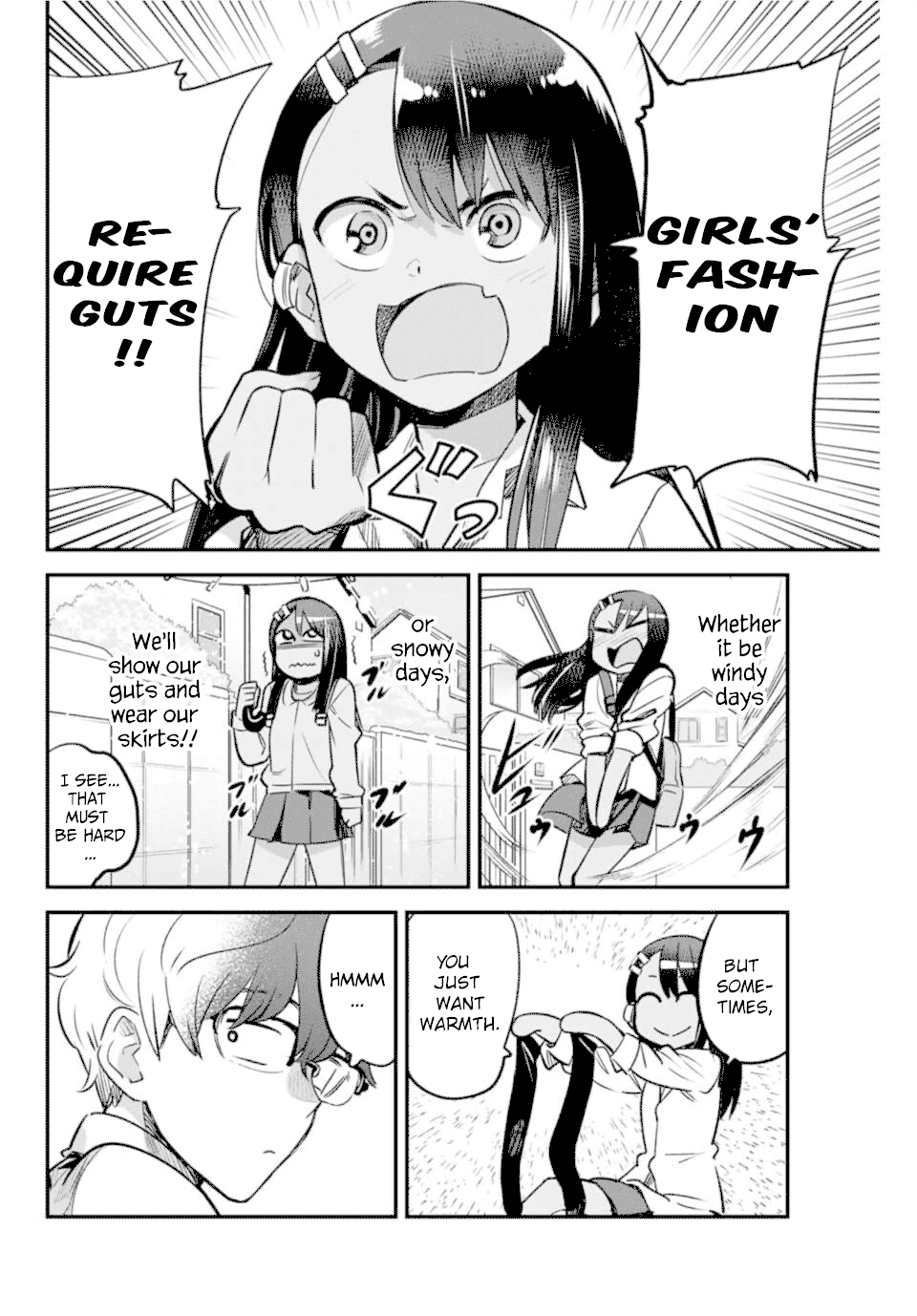 Please don't bully me, Nagatoro Chapter 53 page 4 - Chapter 53: Senpai, hurry up and put it on me~♡