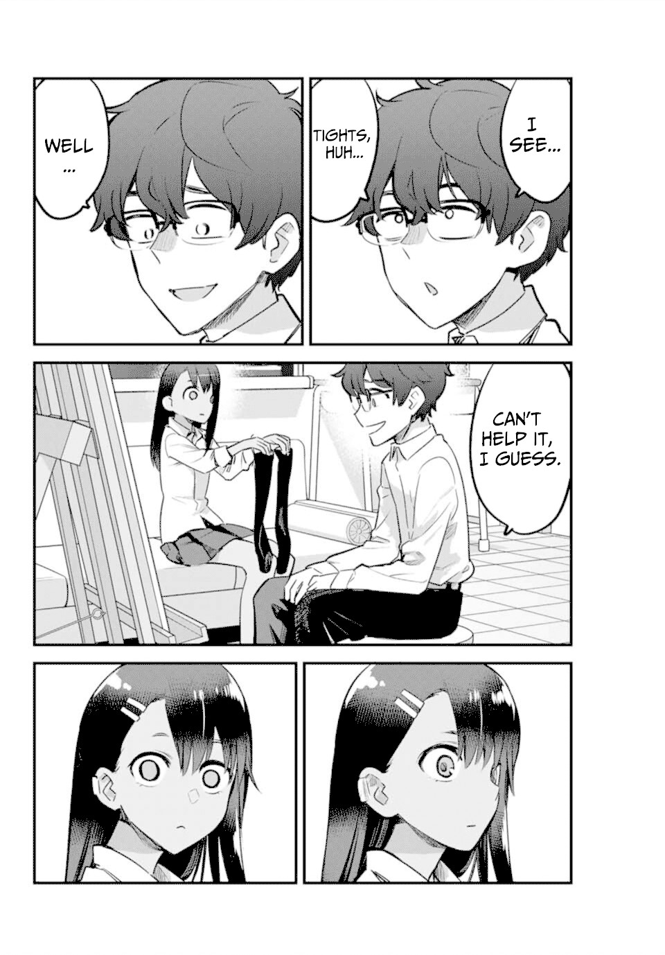 Please don't bully me, Nagatoro Chapter 53 page 6 - Chapter 53: Senpai, hurry up and put it on me~♡