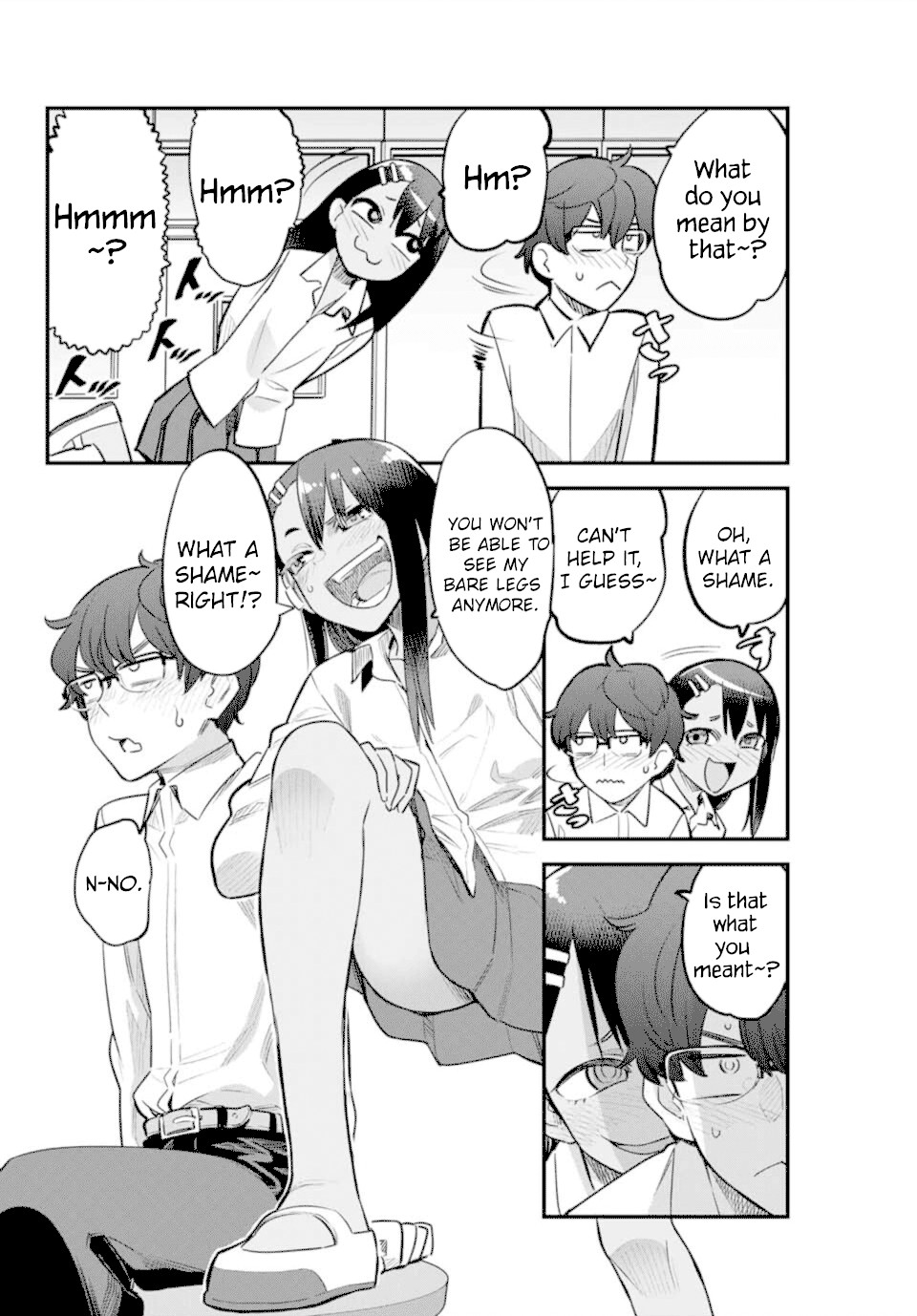 Please don't bully me, Nagatoro Chapter 53 page 8 - Chapter 53: Senpai, hurry up and put it on me~♡