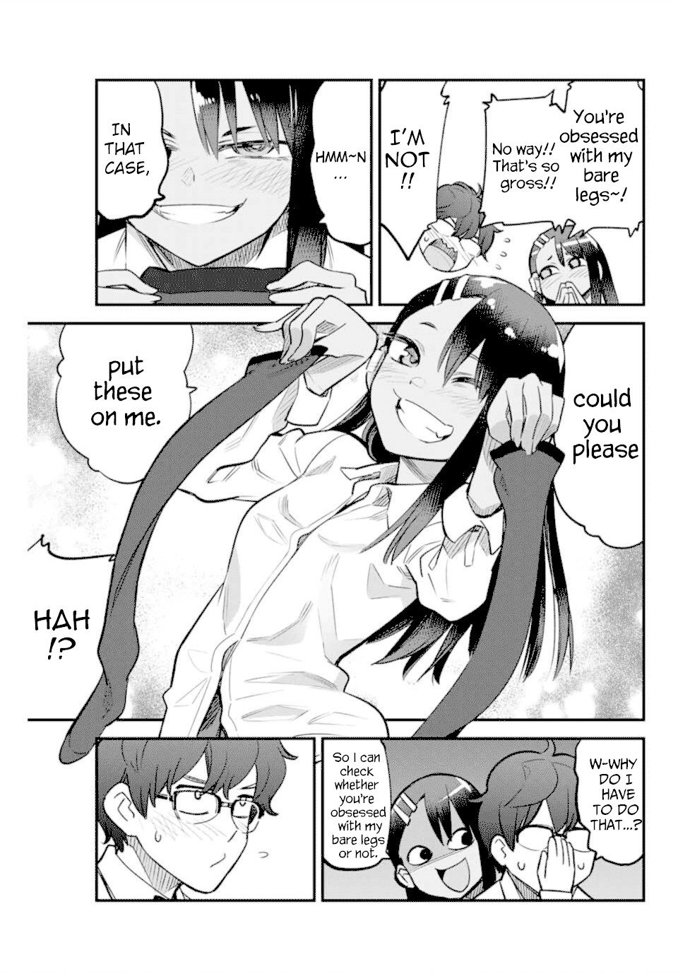 Please don't bully me, Nagatoro Chapter 53 page 9 - Chapter 53: Senpai, hurry up and put it on me~♡