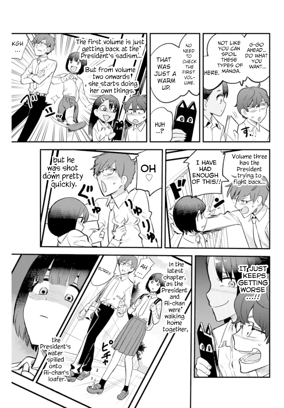 Please don't bully me, Nagatoro Chapter 54 page 11 - Chapter 54: So you read shoujo manga, Senpai~
