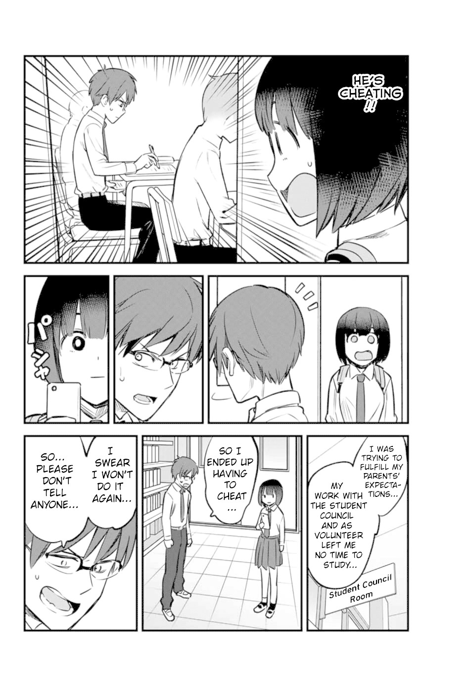 Please don't bully me, Nagatoro Chapter 54 page 4 - Chapter 54: So you read shoujo manga, Senpai~