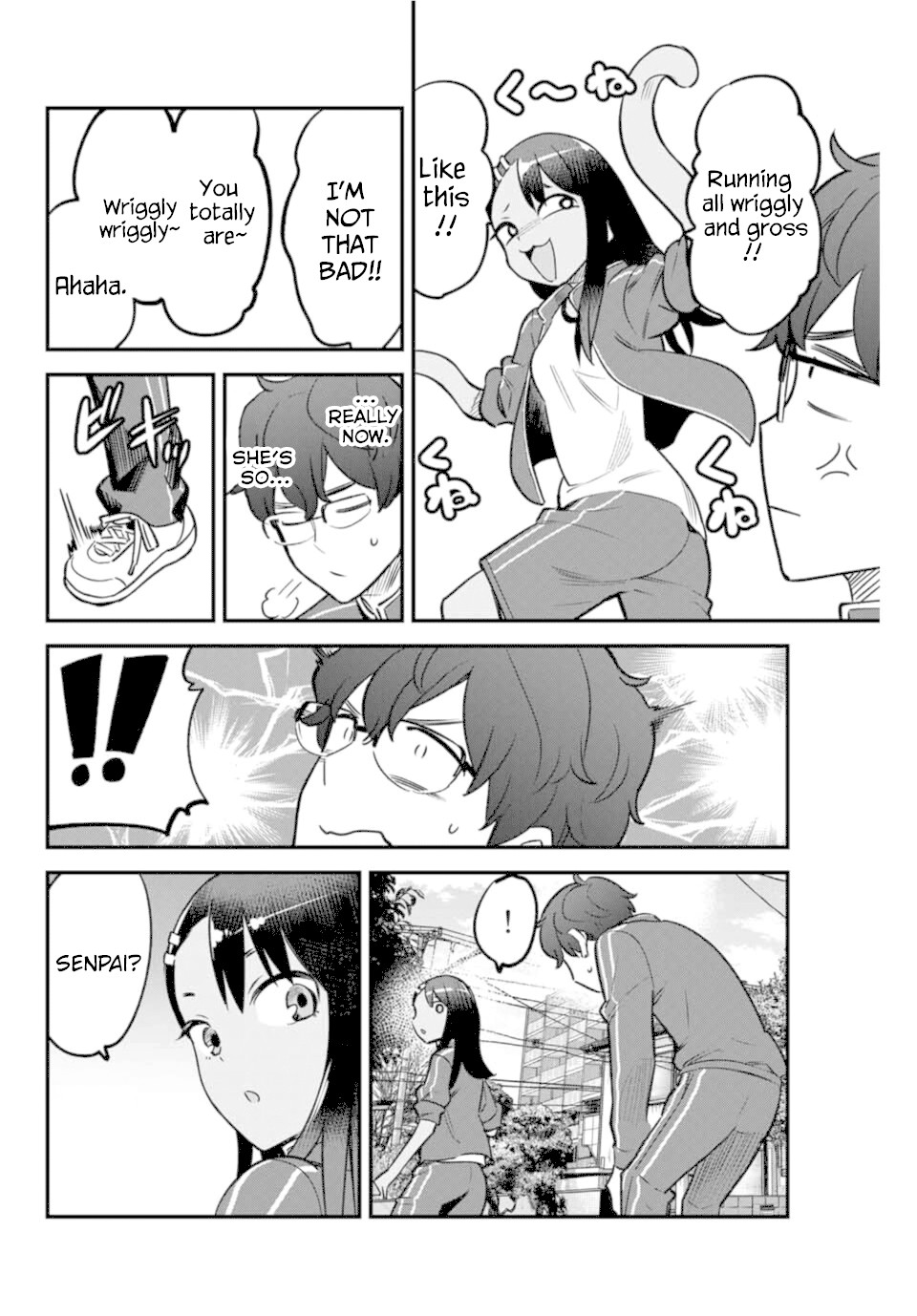Please don't bully me, Nagatoro Chapter 56 page 14 - Chapter 56: Senpai? What's wrong~?