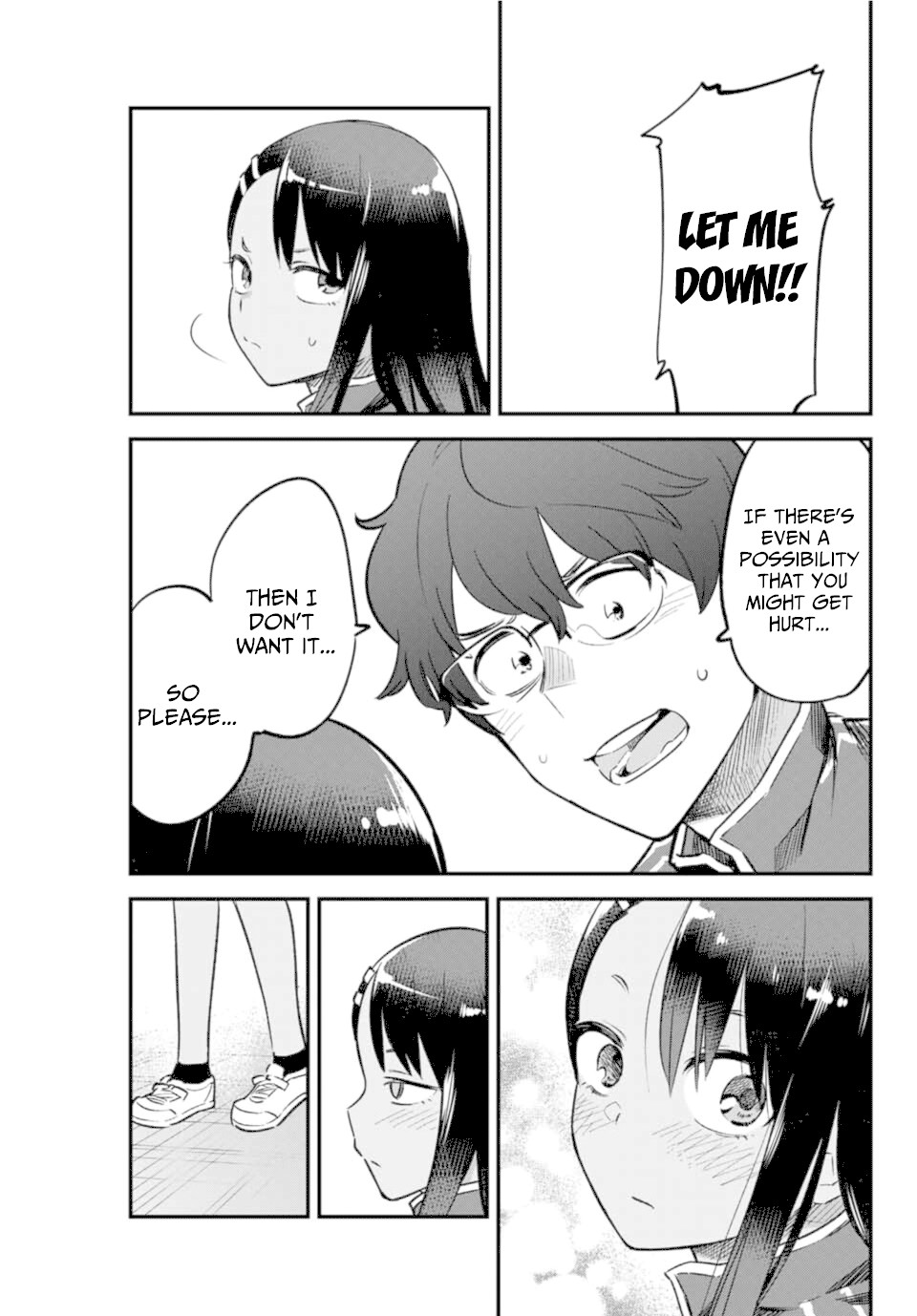 Please don't bully me, Nagatoro Chapter 57 page 13 - Chapter 57: That's a nice line~ Coming from you, Paisen!!