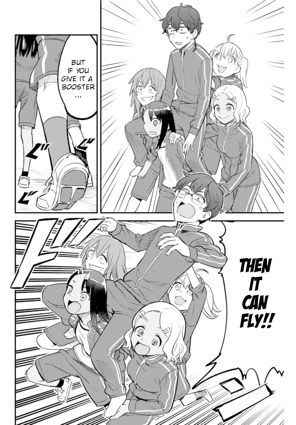 Please don't bully me, Nagatoro Chapter 57 page 16 - Chapter 57: That's a nice line~ Coming from you, Paisen!!