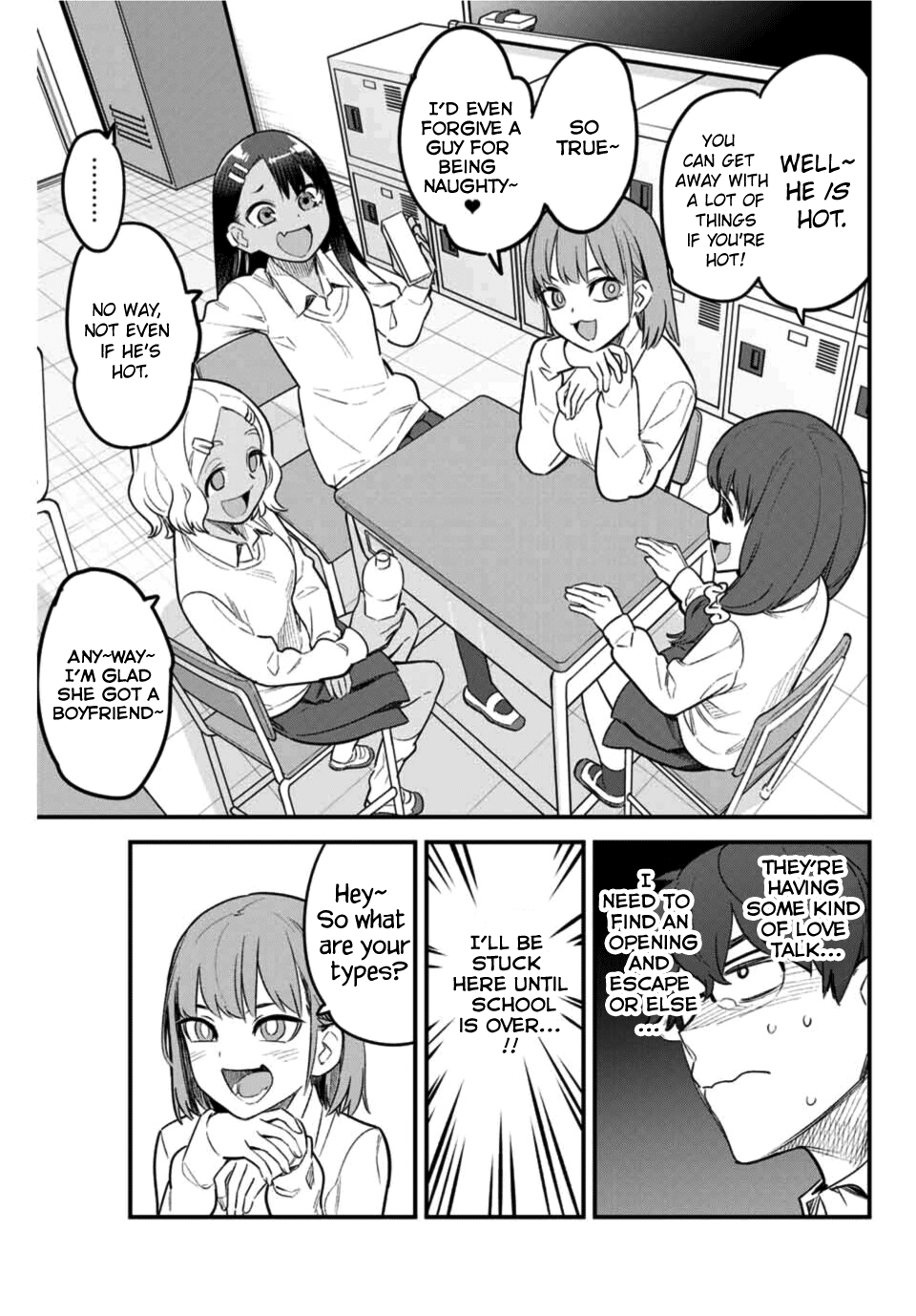 Please don't bully me, Nagatoro Chapter 58 page 13 - Chapter 58: Senpai... did you hear... what I said...?