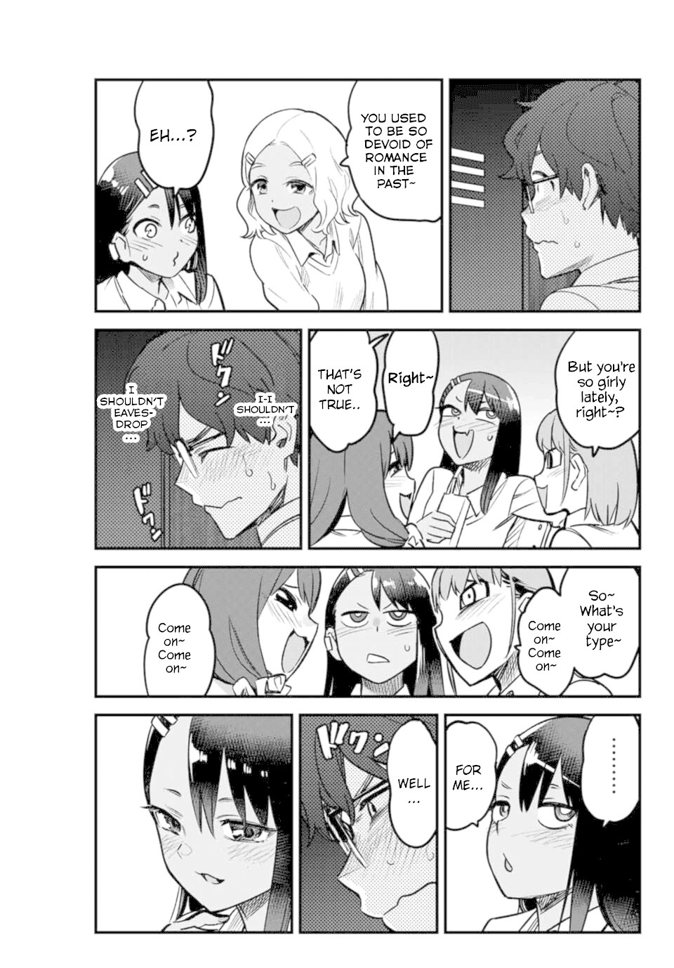 Please don't bully me, Nagatoro Chapter 58 page 15 - Chapter 58: Senpai... did you hear... what I said...?