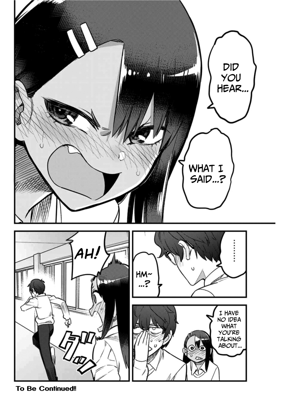 Please don't bully me, Nagatoro Chapter 58 page 26 - Chapter 58: Senpai... did you hear... what I said...?
