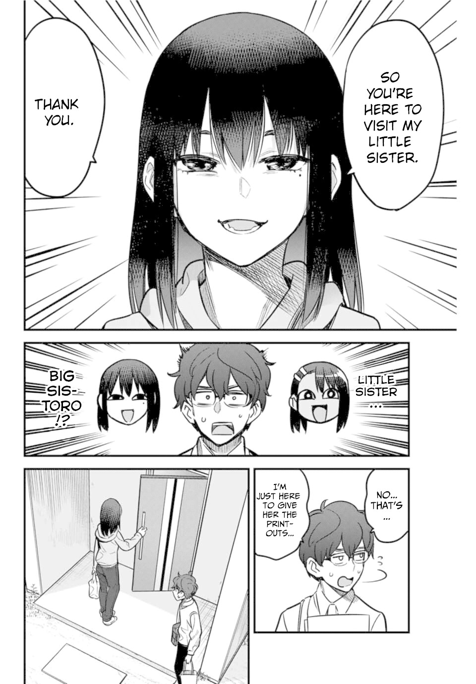 Please don't bully me, Nagatoro Chapter 59 page 14 - Chapter 59: You can come right in, Senpai-kun