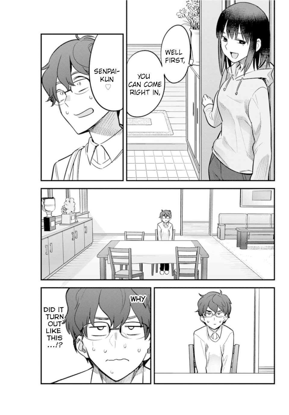 Please don't bully me, Nagatoro Chapter 59 page 15 - Chapter 59: You can come right in, Senpai-kun