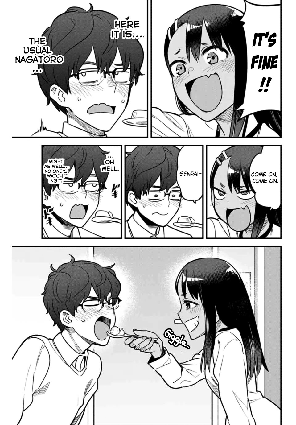 Please don't bully me, Nagatoro Chapter 60 page 13 - Chapter 60: Senpai... thank you... for coming.
