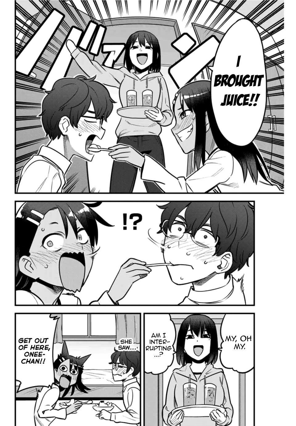 Please don't bully me, Nagatoro Chapter 60 page 14 - Chapter 60: Senpai... thank you... for coming.