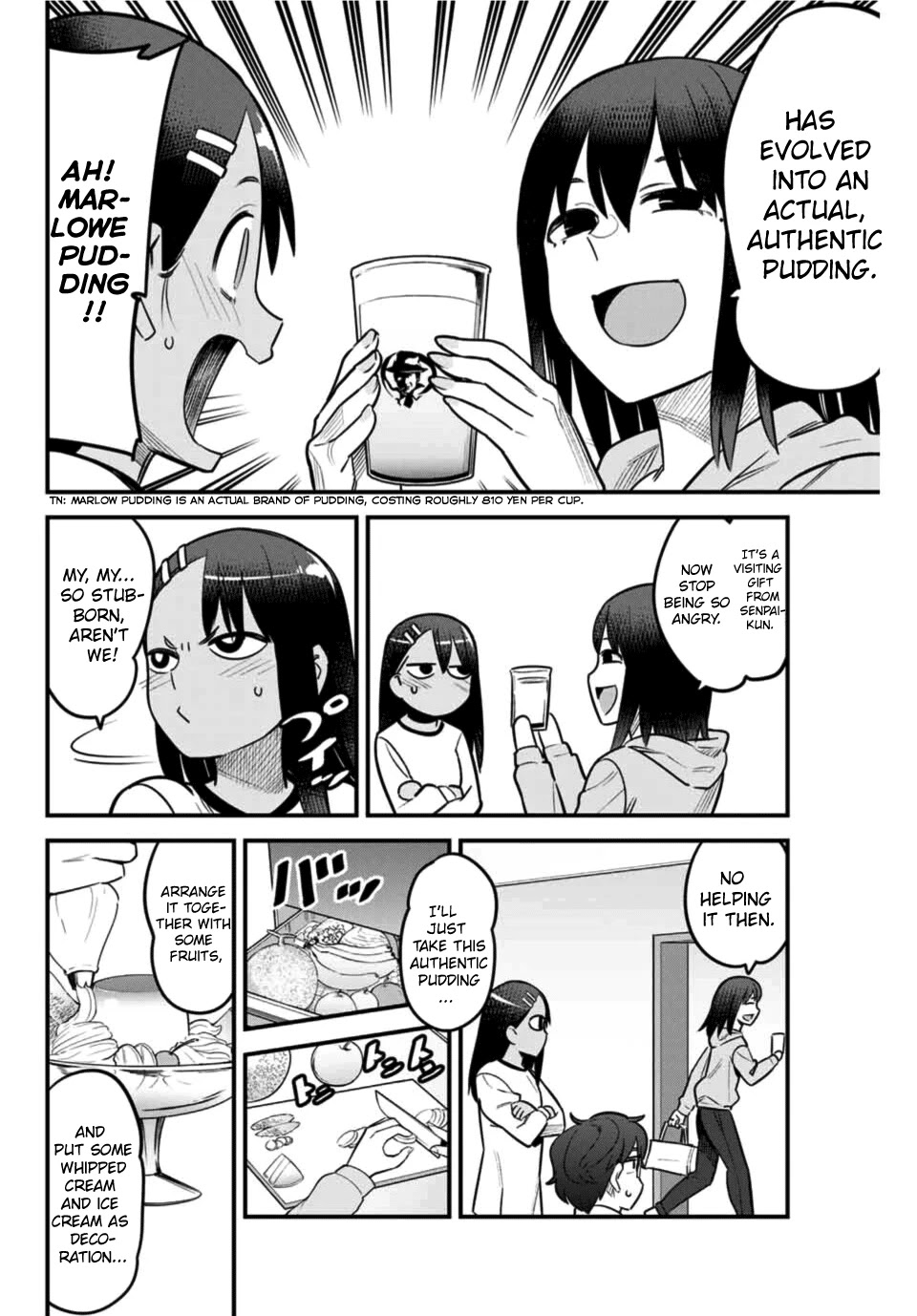 Please don't bully me, Nagatoro Chapter 60 page 4 - Chapter 60: Senpai... thank you... for coming.