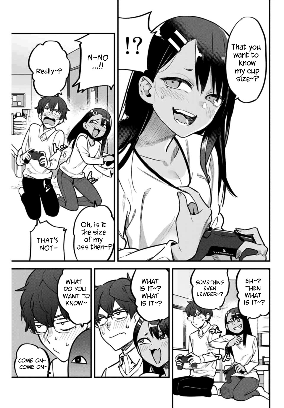 Please don't bully me, Nagatoro Chapter 61 page 13 - Chapter 61: Senpai... what did you talk about with my sister...?
