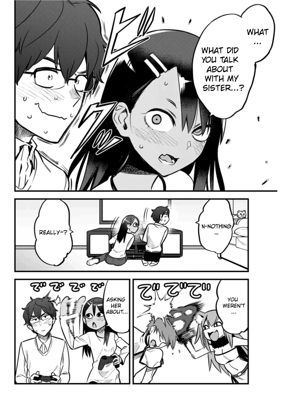 Please don't bully me, Nagatoro Chapter 61 page 6 - Chapter 61: Senpai... what did you talk about with my sister...?