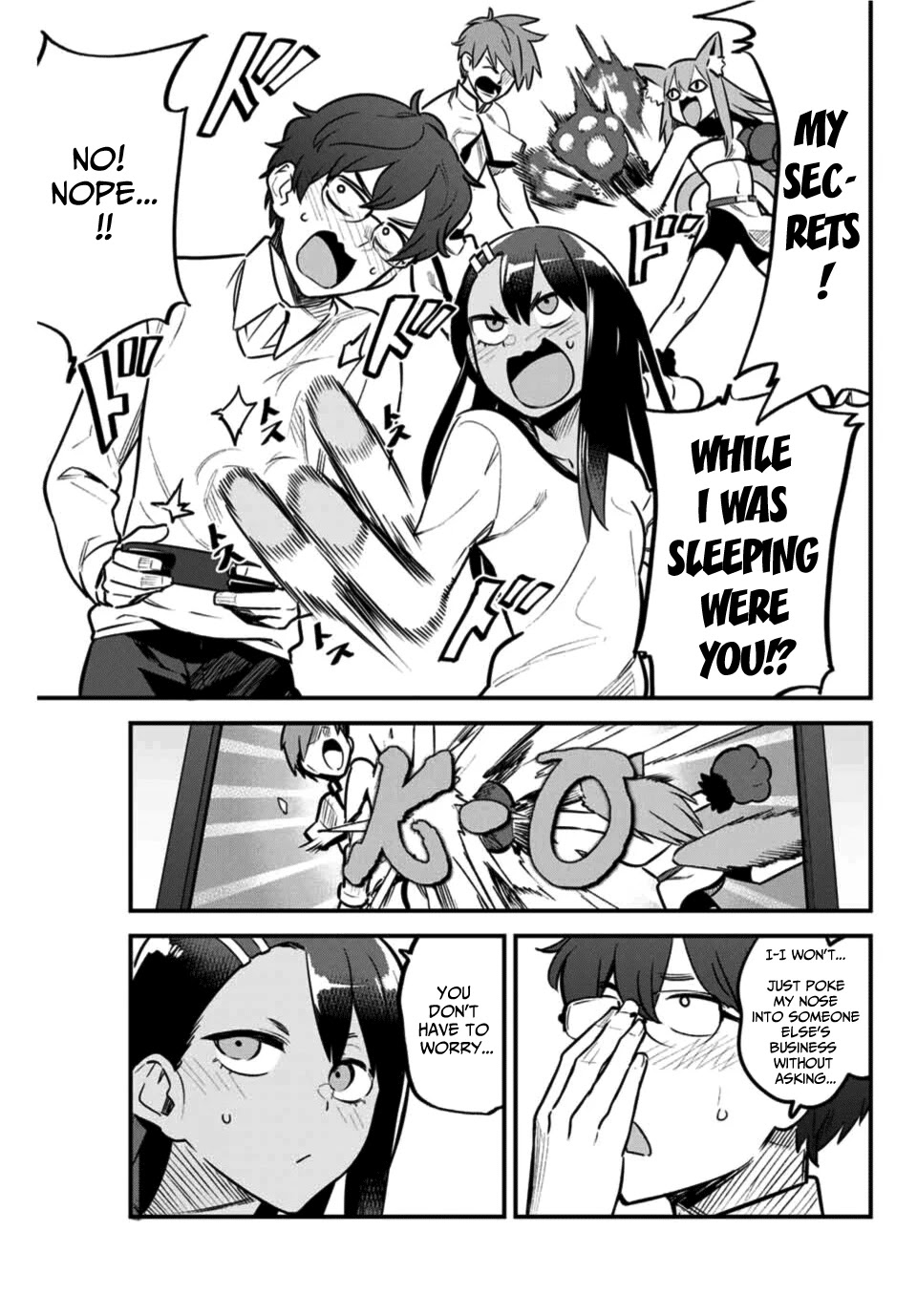 Please don't bully me, Nagatoro Chapter 61 page 7 - Chapter 61: Senpai... what did you talk about with my sister...?