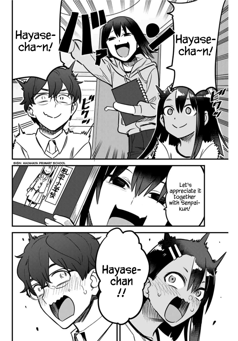 Please don't bully me, Nagatoro Chapter 62 page 10 - Chapter 62: So you want to know... my name... Senpai!!