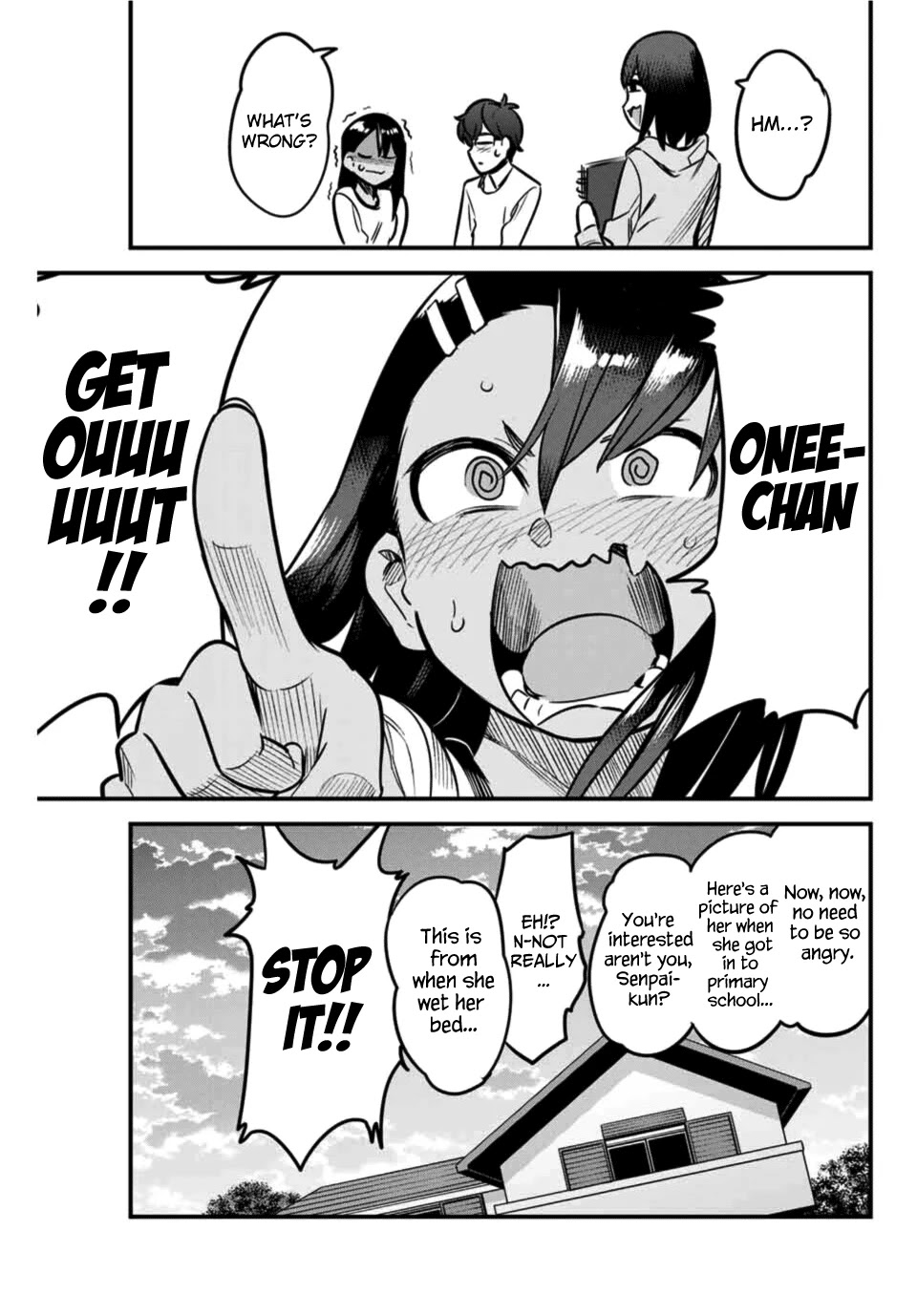 Please don't bully me, Nagatoro Chapter 62 page 11 - Chapter 62: So you want to know... my name... Senpai!!