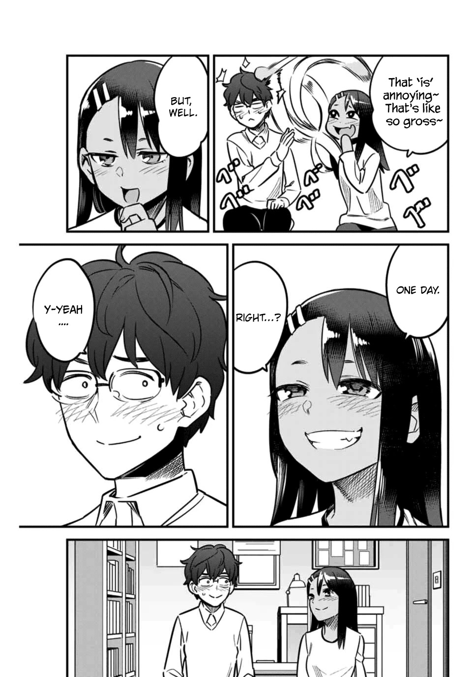 Please don't bully me, Nagatoro Chapter 62 page 9 - Chapter 62: So you want to know... my name... Senpai!!