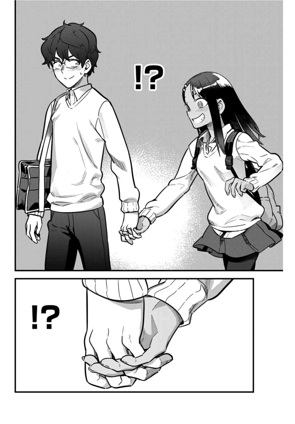 Please don't bully me, Nagatoro Chapter 63 page 12 - Chapter 63: Morni~ng, Senpai!