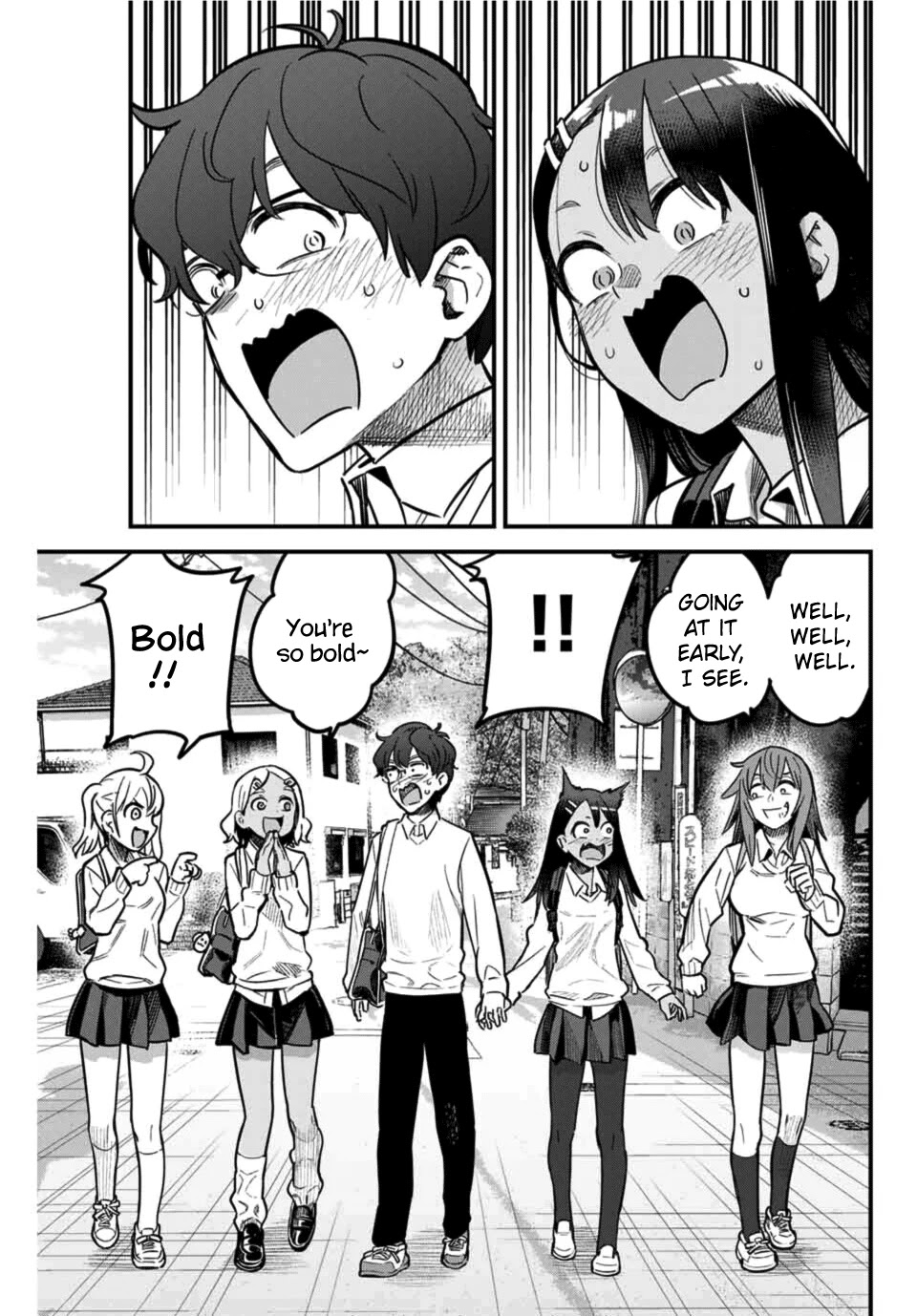 Please don't bully me, Nagatoro Chapter 63 page 13 - Chapter 63: Morni~ng, Senpai!