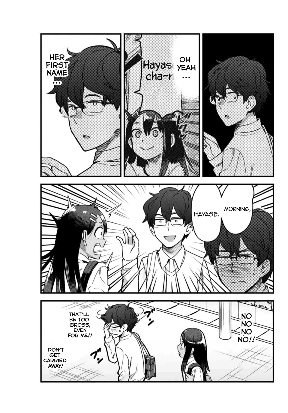 Please don't bully me, Nagatoro Chapter 63 page 3 - Chapter 63: Morni~ng, Senpai!