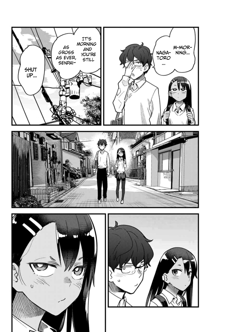 Please don't bully me, Nagatoro Chapter 63 page 4 - Chapter 63: Morni~ng, Senpai!