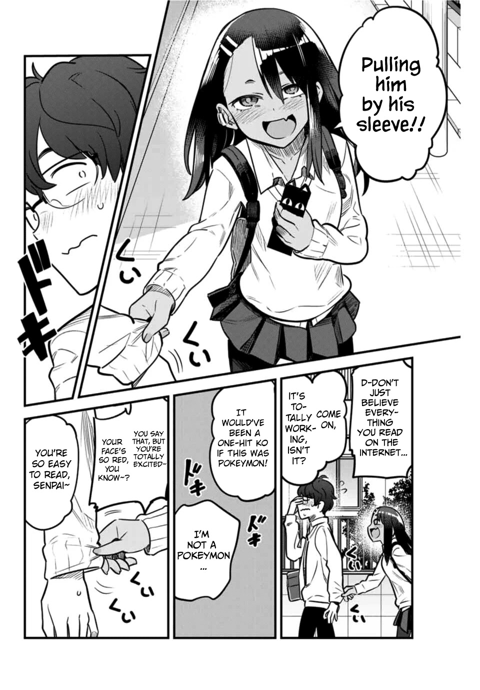 Please don't bully me, Nagatoro Chapter 63 page 8 - Chapter 63: Morni~ng, Senpai!