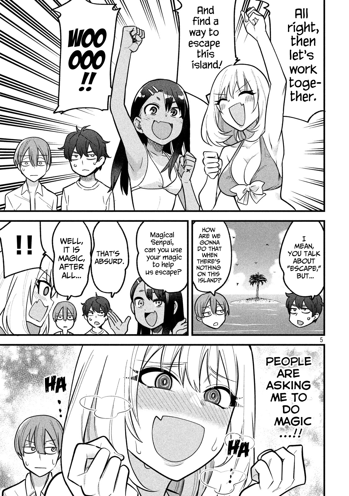 Please don't bully me, Nagatoro Chapter 64.5 page 5 - Chapter 64.5: Nagatoro-san x Tejina Senpai Collab