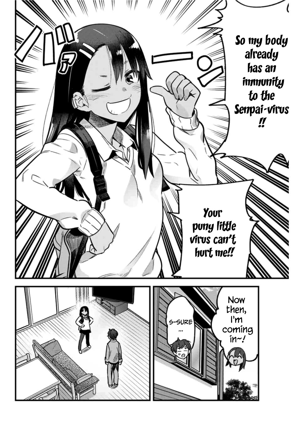 Please don't bully me, Nagatoro Chapter 64 page 12 - Chapter 64: So this is your room, Senpai~?