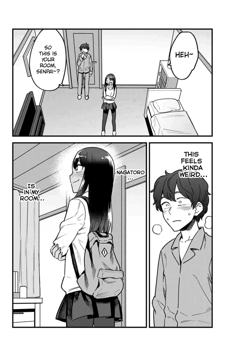 Please don't bully me, Nagatoro Chapter 64 page 14 - Chapter 64: So this is your room, Senpai~?