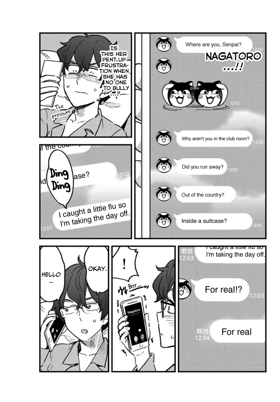 Please don't bully me, Nagatoro Chapter 64 page 3 - Chapter 64: So this is your room, Senpai~?