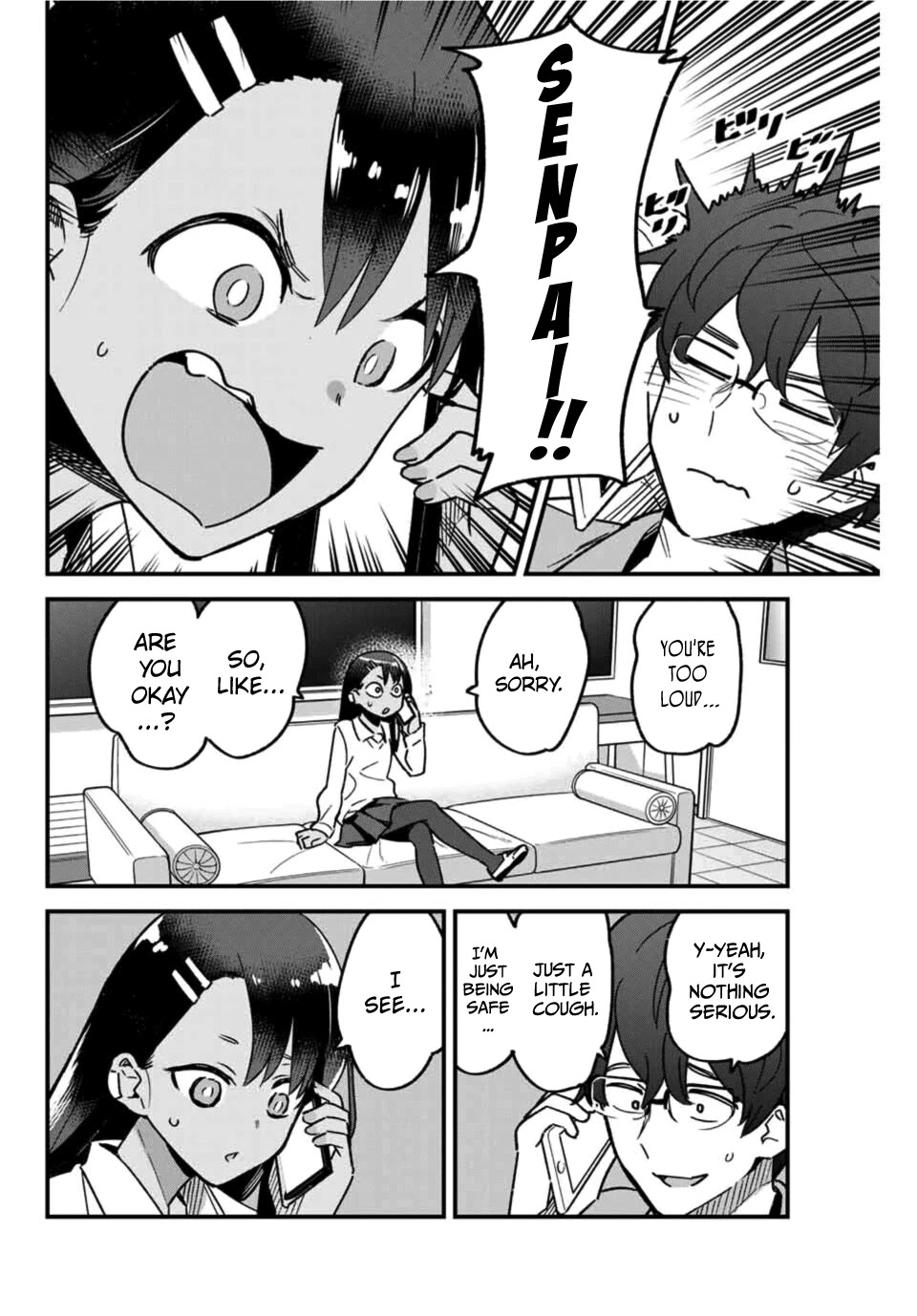 Please don't bully me, Nagatoro Chapter 64 page 4 - Chapter 64: So this is your room, Senpai~?