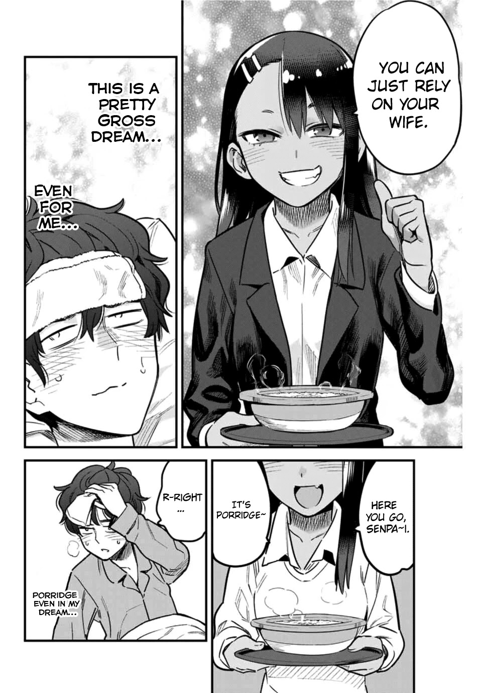 Please don't bully me, Nagatoro Chapter 65 page 12 - Chapter 65: Watch over the house for me, okay, Senpa~i♡