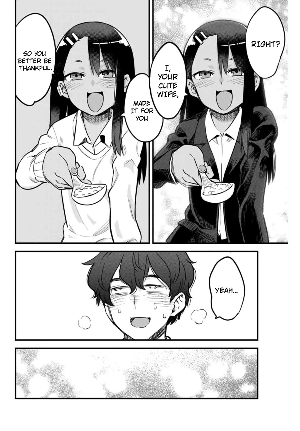 Please don't bully me, Nagatoro Chapter 65 page 14 - Chapter 65: Watch over the house for me, okay, Senpa~i♡
