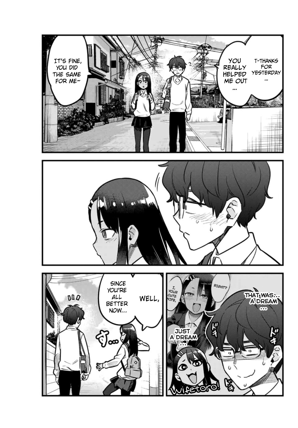 Please don't bully me, Nagatoro Chapter 66 page 19 - Chapter 66: You're just senpai!