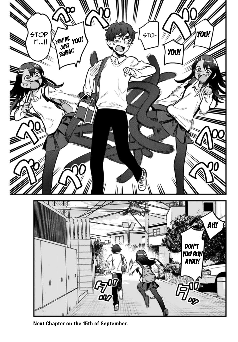 Please don't bully me, Nagatoro Chapter 66 page 21 - Chapter 66: You're just senpai!