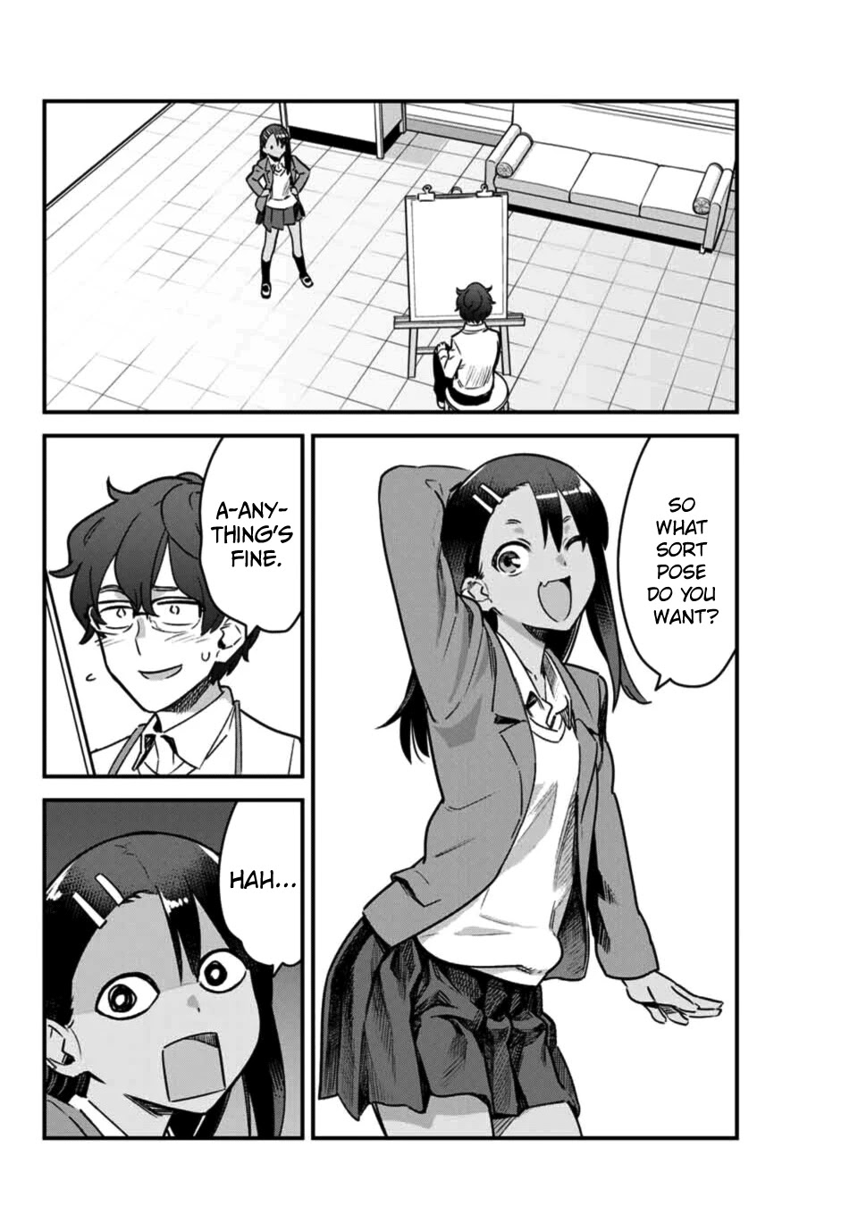 Please don't bully me, Nagatoro Chapter 67 page 10 - Chapter 67: I won't tell you, Senpa~i♡