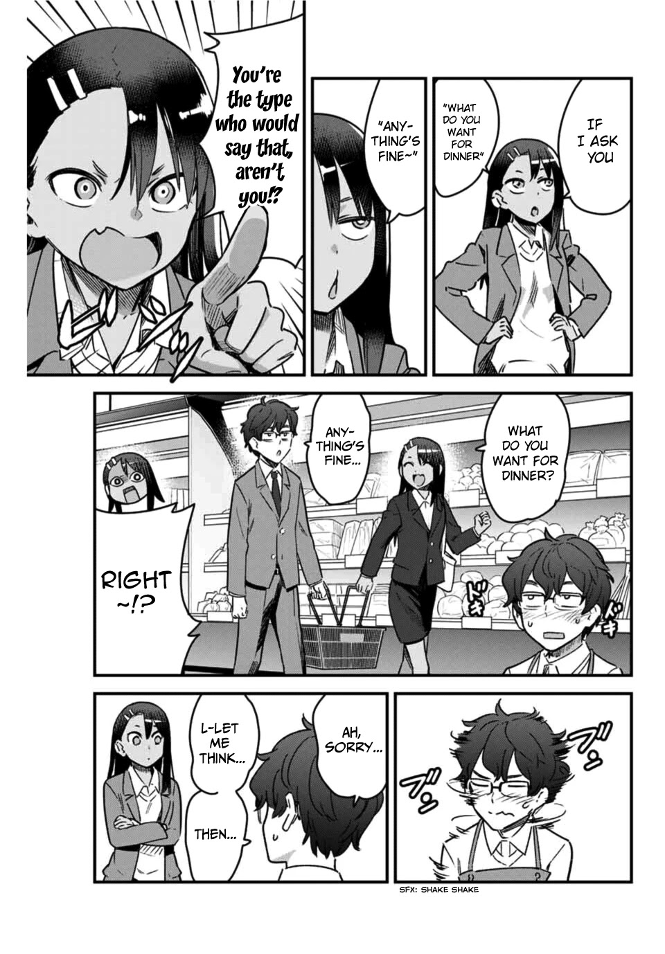 Please don't bully me, Nagatoro Chapter 67 page 11 - Chapter 67: I won't tell you, Senpa~i♡