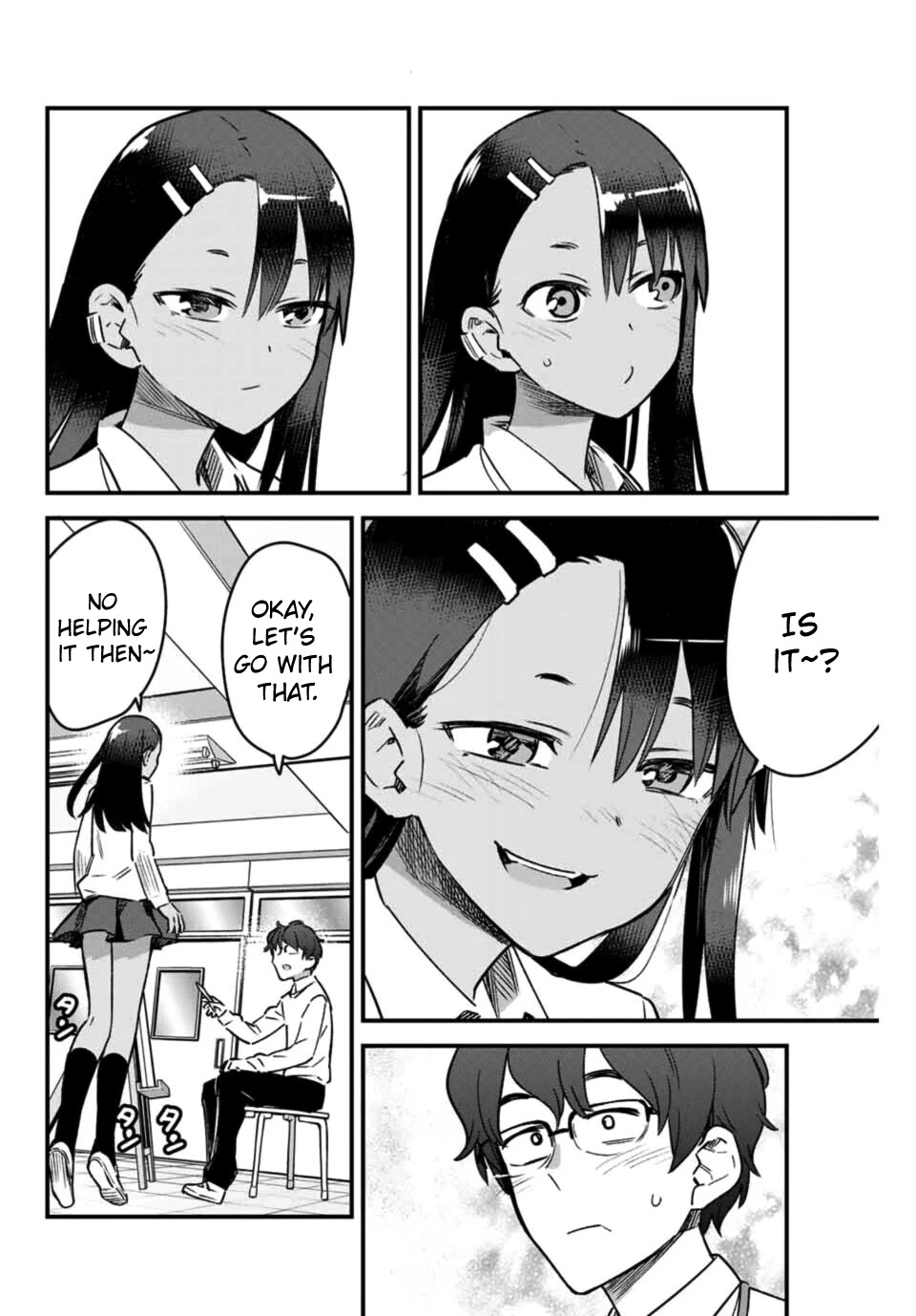 Please don't bully me, Nagatoro Chapter 67 page 16 - Chapter 67: I won't tell you, Senpa~i♡
