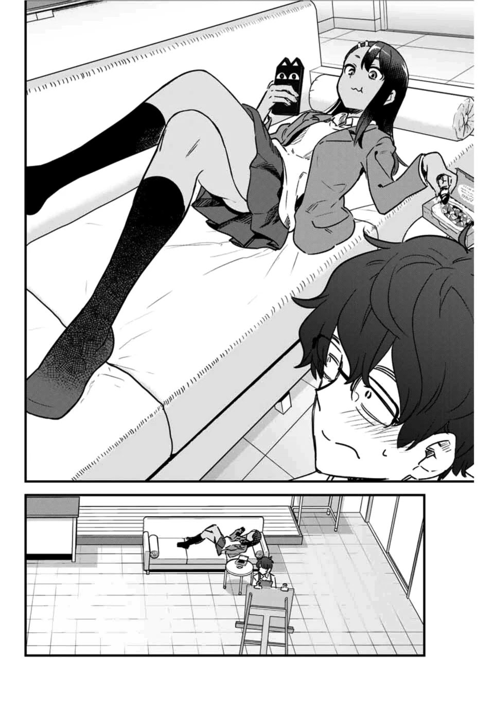 Please don't bully me, Nagatoro Chapter 67 page 2 - Chapter 67: I won't tell you, Senpa~i♡
