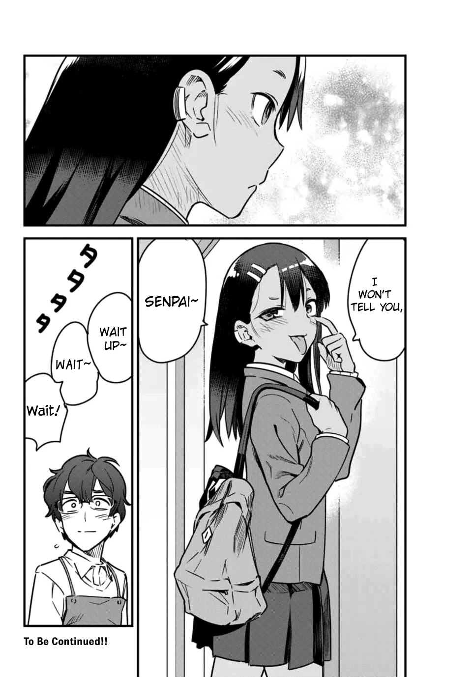Please don't bully me, Nagatoro Chapter 67 page 26 - Chapter 67: I won't tell you, Senpa~i♡