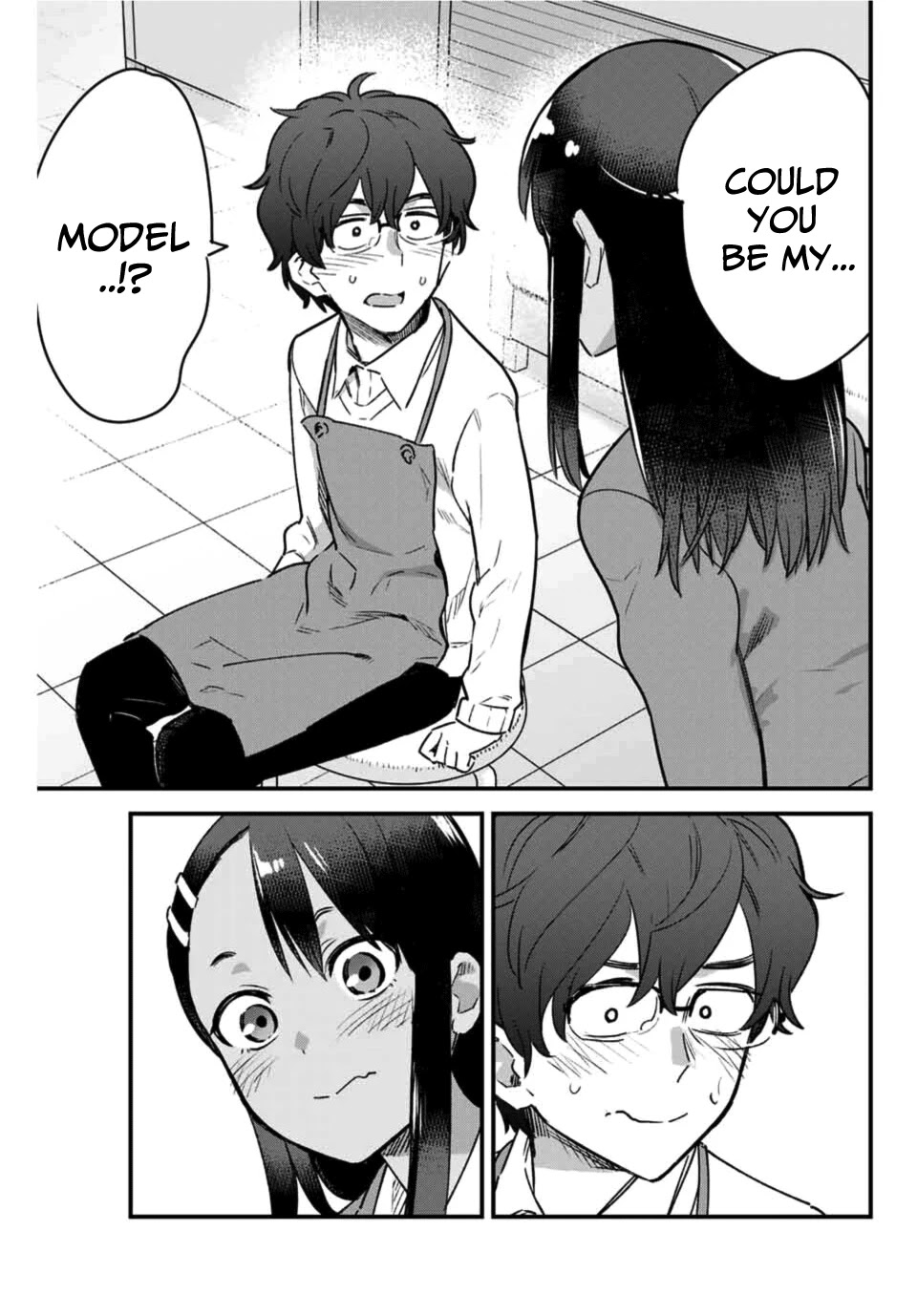 Please don't bully me, Nagatoro Chapter 67 page 7 - Chapter 67: I won't tell you, Senpa~i♡
