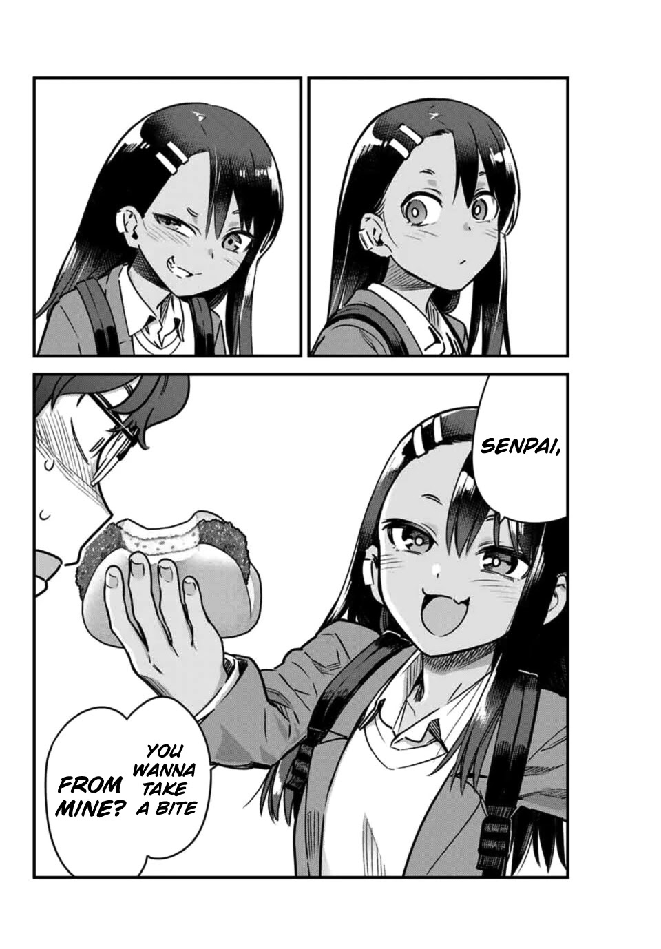 Please don't bully me, Nagatoro Chapter 68 page 10 - Chapter 68: Well~ I'm stuffed, Senpai!