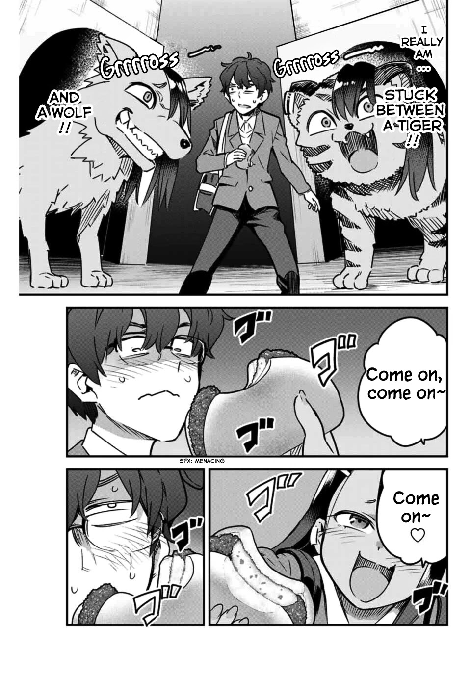Please don't bully me, Nagatoro Chapter 68 page 13 - Chapter 68: Well~ I'm stuffed, Senpai!